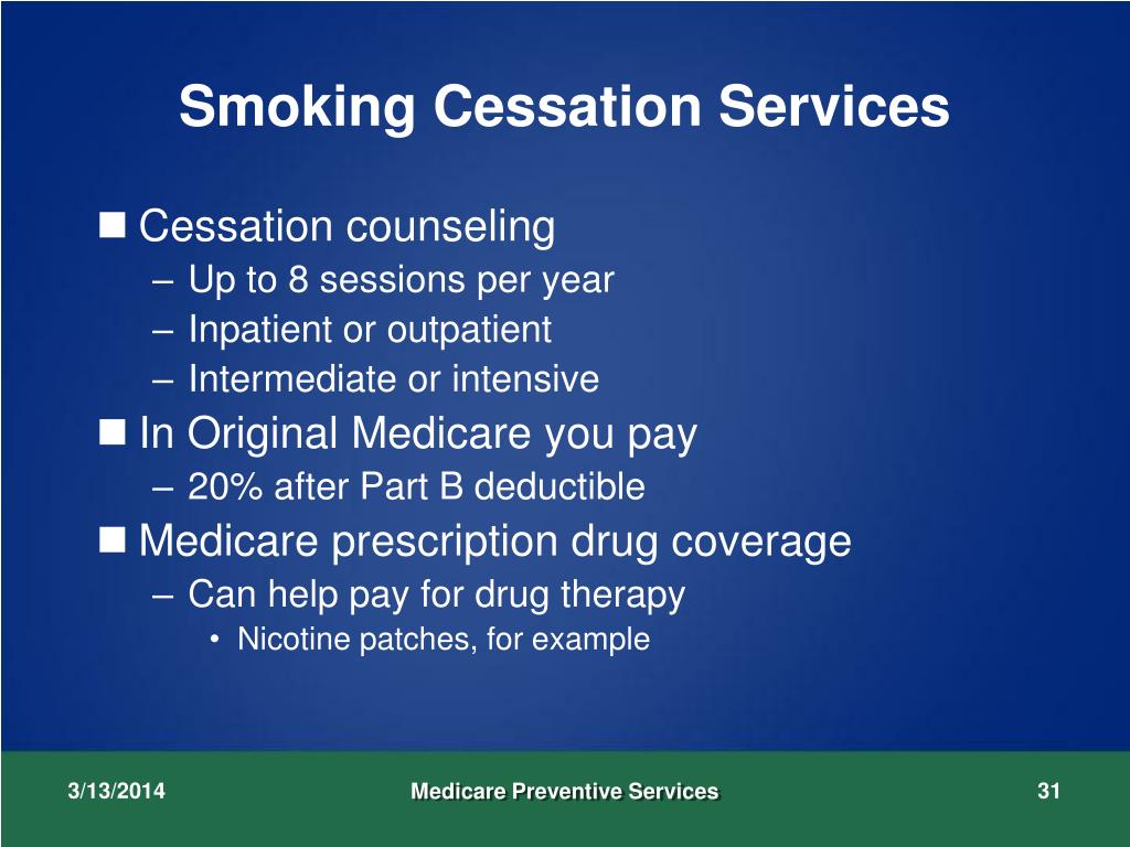 PPT Medicare Preventive Services PowerPoint Presentation, free