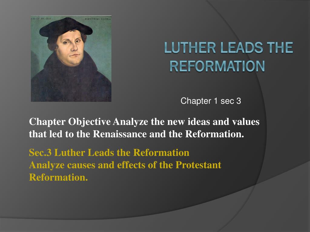 Ppt Luther Leads The Reformation Powerpoint Presentation Free Download Id 482119