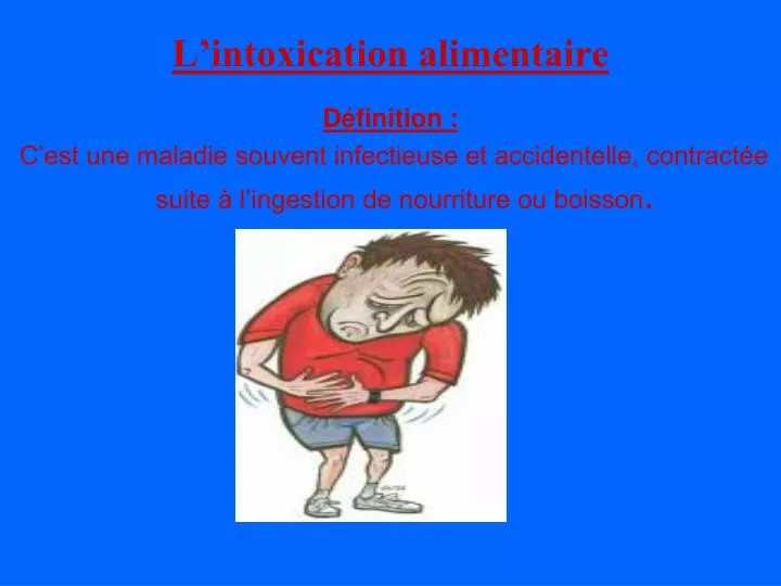 PPT L’intoxication alimentaire PowerPoint Presentation, free download
