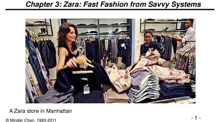 chapter 3 zara fast fashion from savvy systems n.