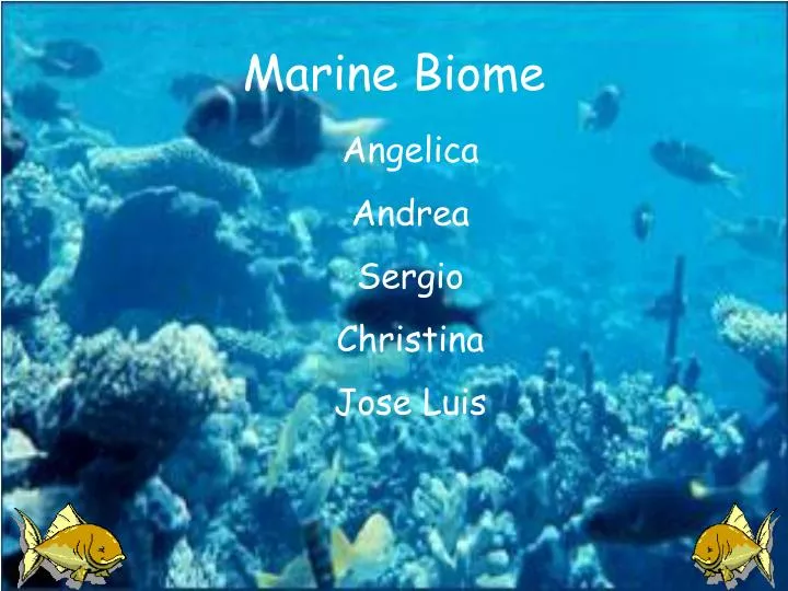 PPT Marine Biome PowerPoint Presentation Free Download ID 483361