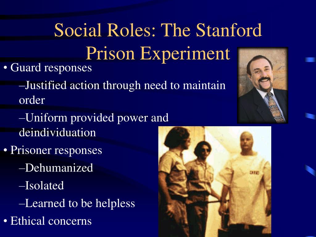 PPT Social Roles The Stanford Prison Experiment PowerPoint Presentation ID483448