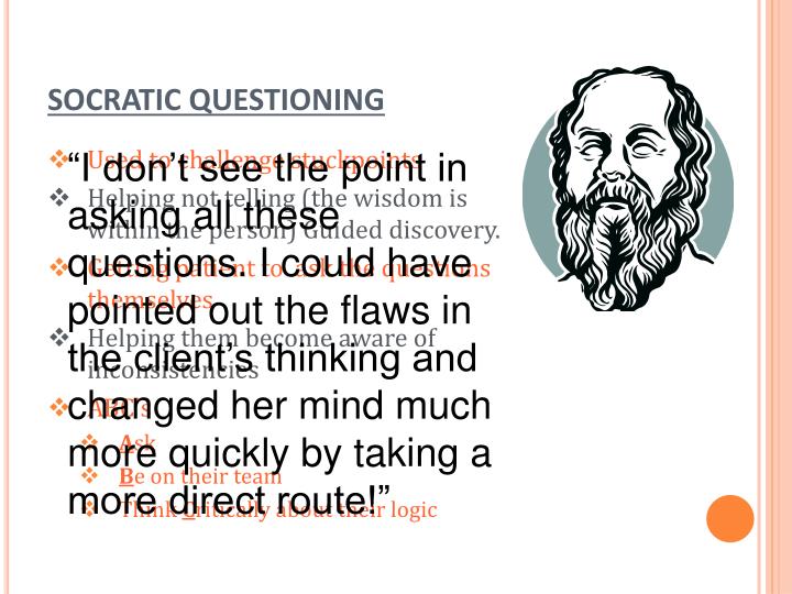 socratic questioning tss socratic questioning tss