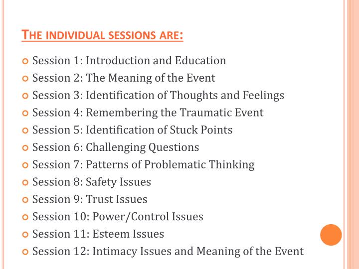 Ppt cognitive processing therapy cpt for ptsd ashlee whitehead lpc