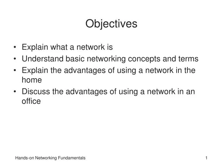 objectives n.