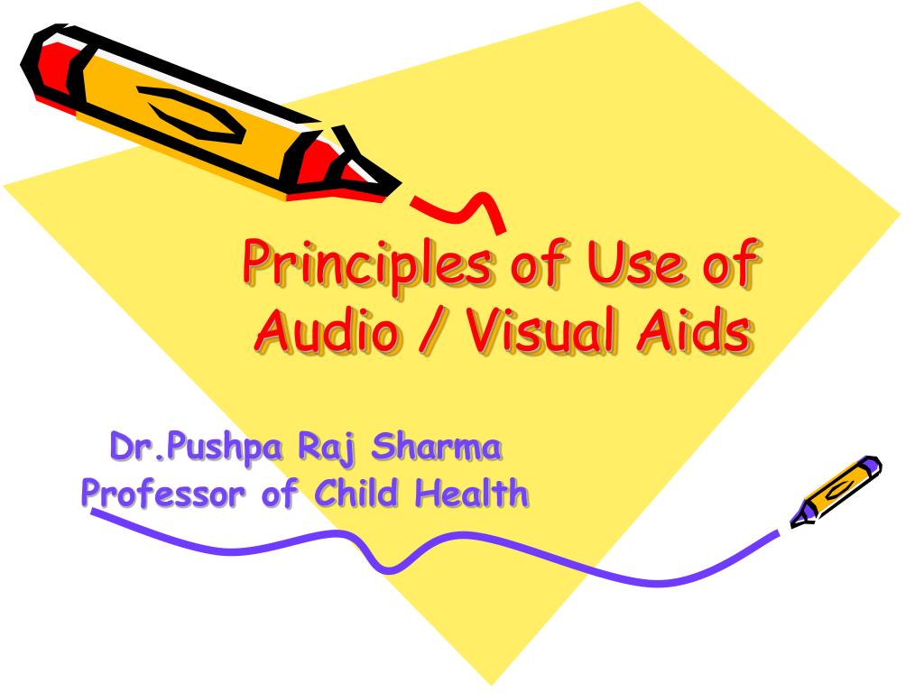 use of audio visual aids in presentation