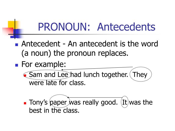 Personal Pronouns And Their Antecedents Worksheets