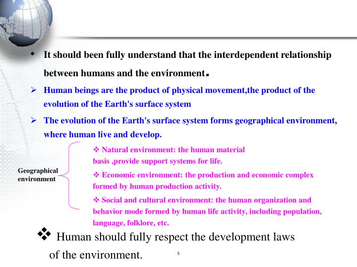 relationship between humans and environment maintaining relationship between humans and environment maintaining