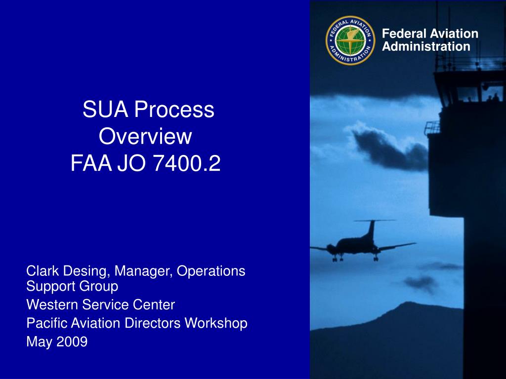 PPT - SUA Process Overview FAA JO 7400.2 PowerPoint Presentation, free  download - ID:484249