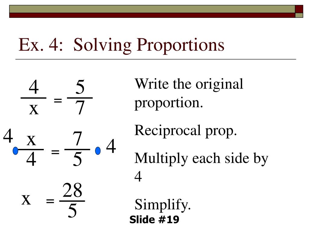 ratio and proportion problem solving ppt