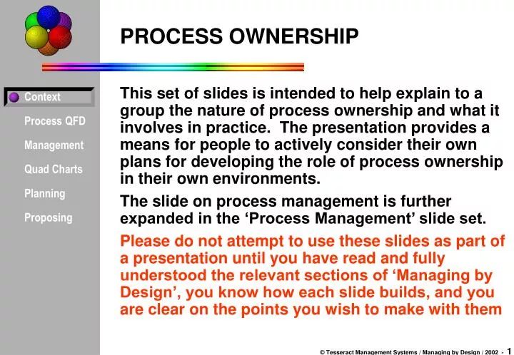 process ownership n.