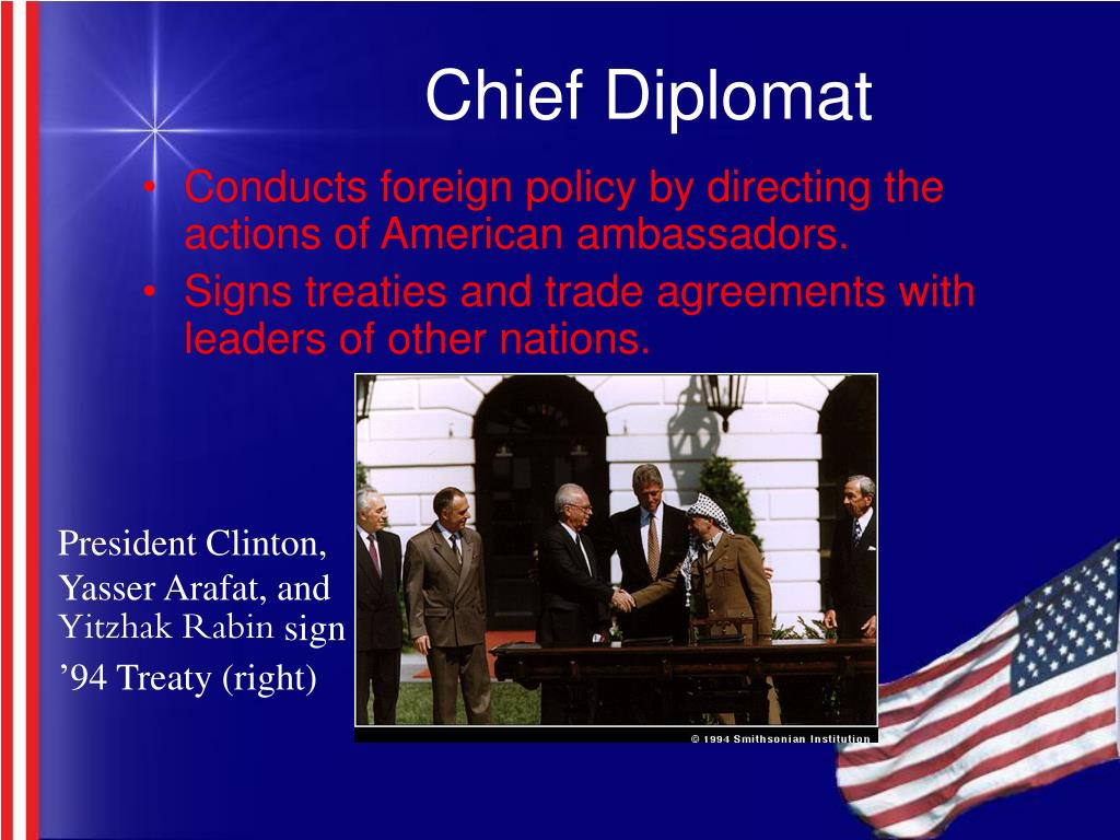commander in chief chief diplomat