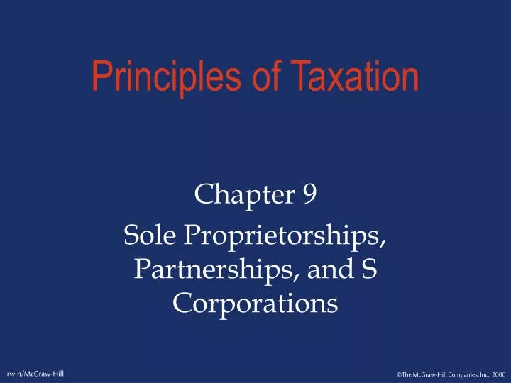 PPT Principles Of Taxation PowerPoint Presentation ID 484519