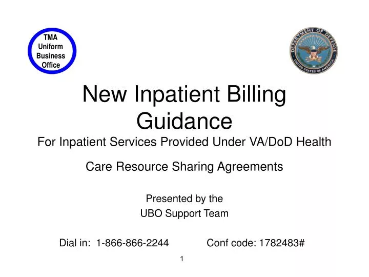 PPT New Inpatient Billing Guidance For Inpatient Services Provided
