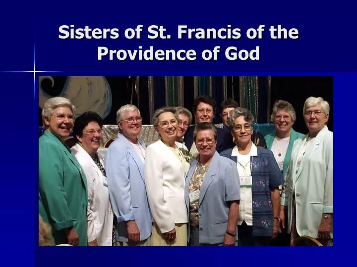 sisters of st francis of the providence of god n.