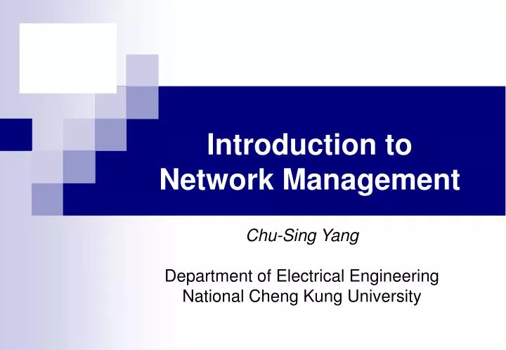 PPT - Introduction To Network Management PowerPoint Presentation, Free ...