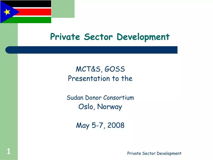 private sector development n.
