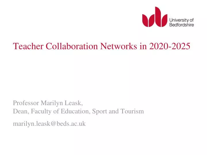 teacher collaboration networks in 2020 2025 n.