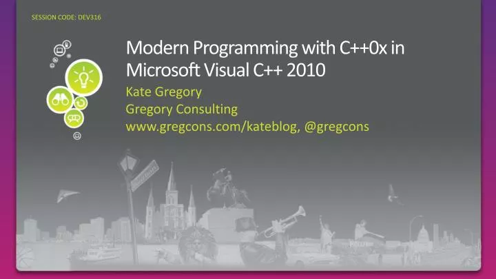 Ppt Modern Programming With C 0x In Microsoft Visual C 10 Powerpoint Presentation Id Ppt Modern Programming With C 0x In Microsoft Visual C 10 Powerpoint Presentation Id