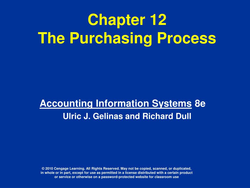 PPT - Chapter 12 The Purchasing Process PowerPoint Presentation, free  download - ID:485506