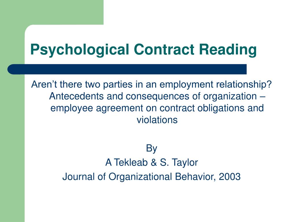 Contract and job and research and psychology and distance