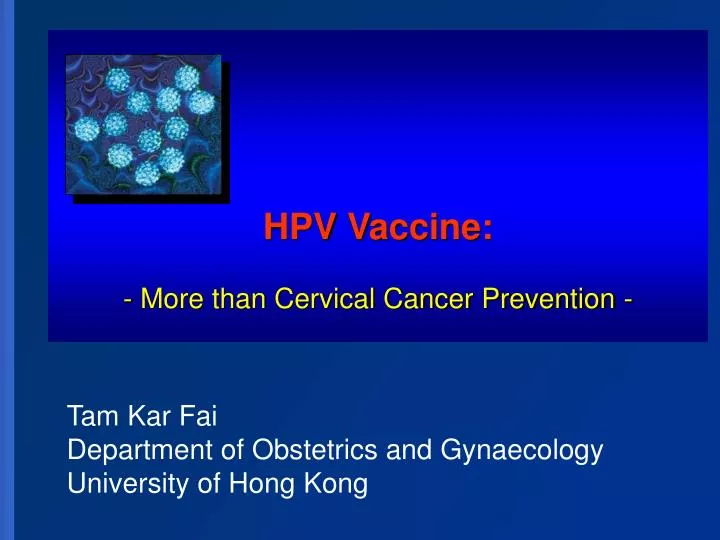 hpv vaccine more than cervical cancer prevention n.