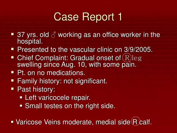 case report presentation ppt