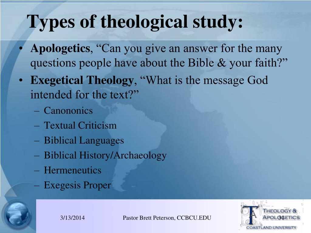 theological research