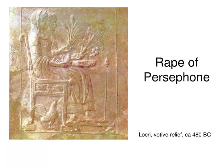 rape of persephone n.
