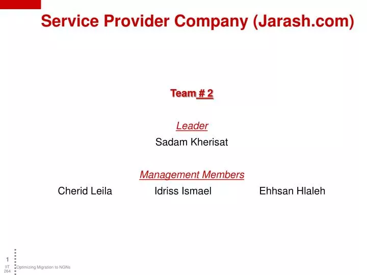service provider company jarash com n.