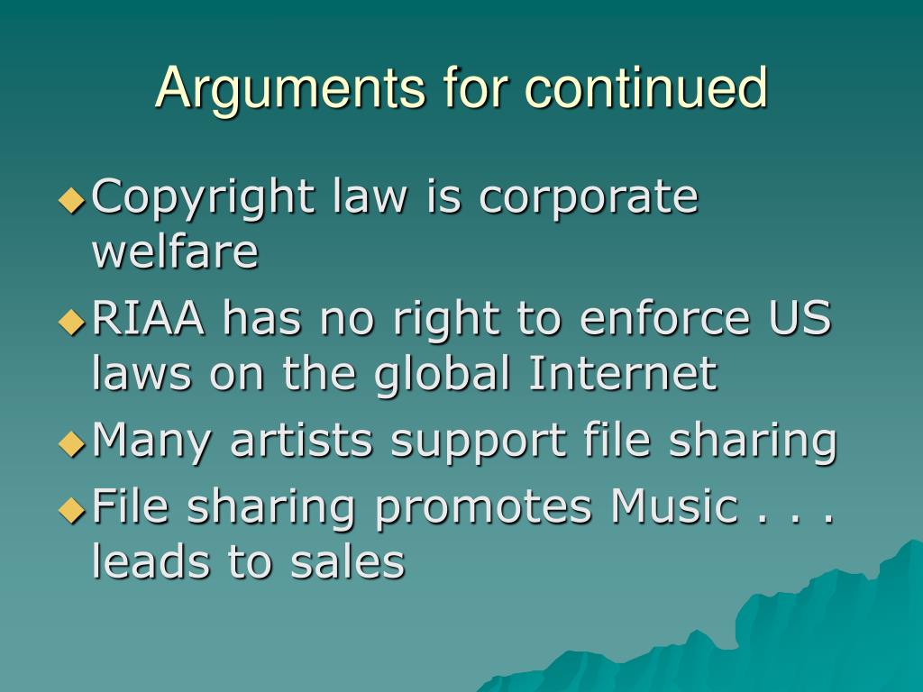 music file sharing laws
