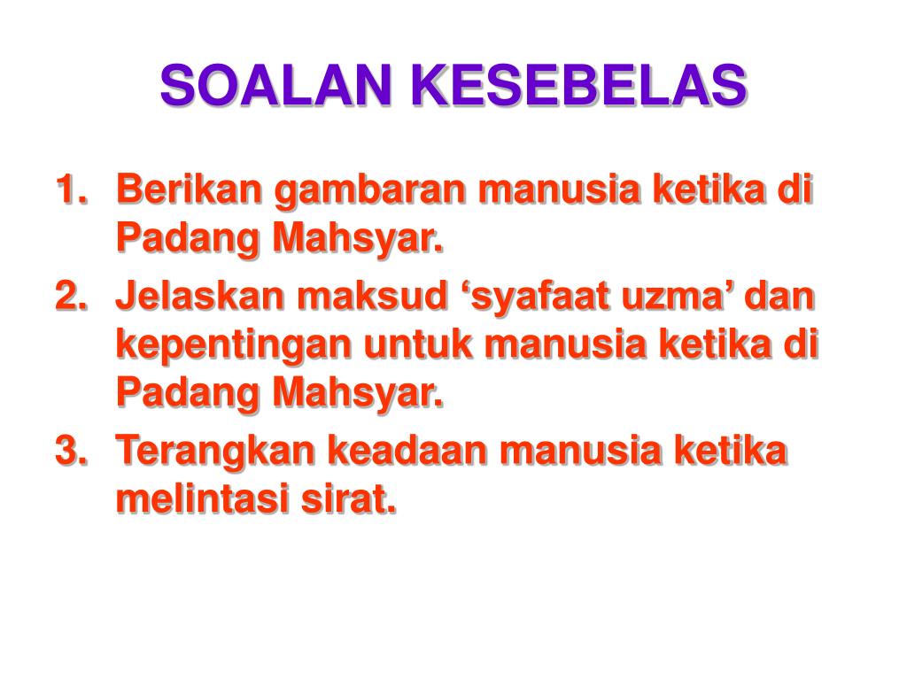 PPT - SOALAN LATIH TU BI PENDIDIKAN ISLAM PowerPoint 