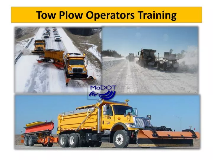 tow plow operators training n.