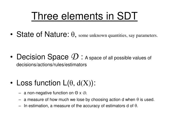 PPT - Statistical Decision Theory PowerPoint Presentation - ID:490243