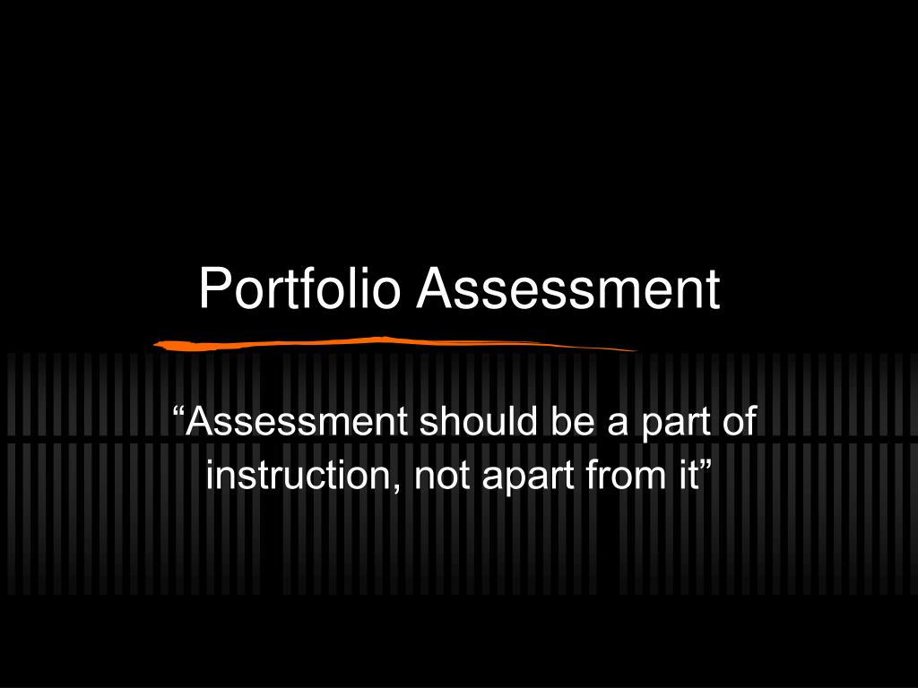 presentation portfolio assessment 2019 pdf