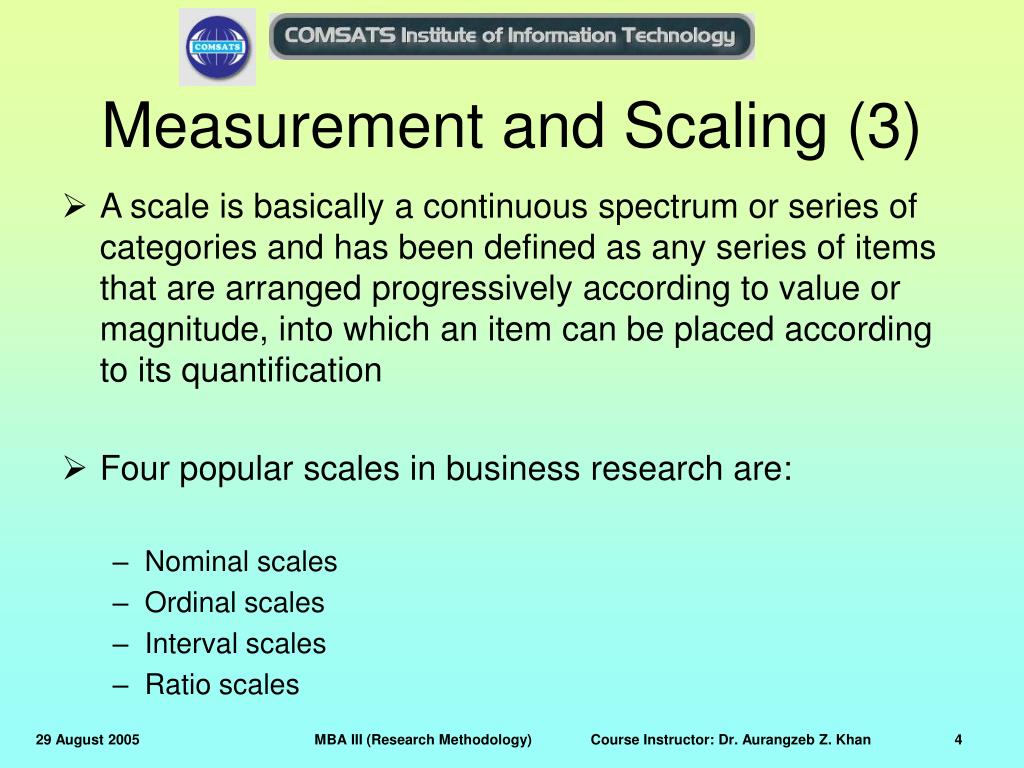 what is measurement in research methodology