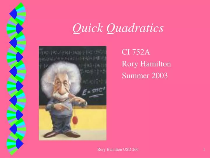 quick quadratics n.