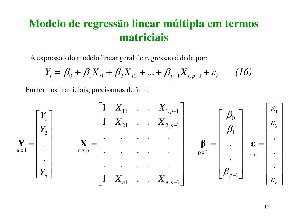 Ppt Regressão Linear Múltipla Powerpoint Presentation Free Download Id 493794