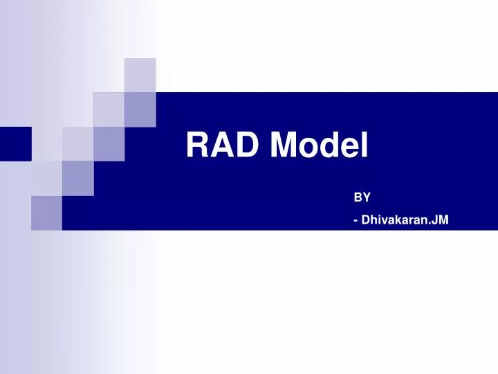 PPT - RaD MoDel N