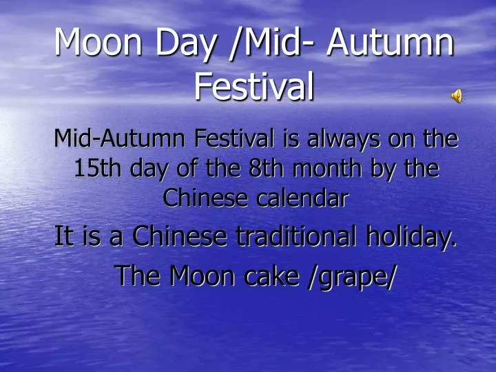 moon day mid autumn festival n.