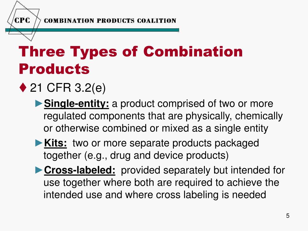 PPT The Future of Combination Products PowerPoint Presentation, free