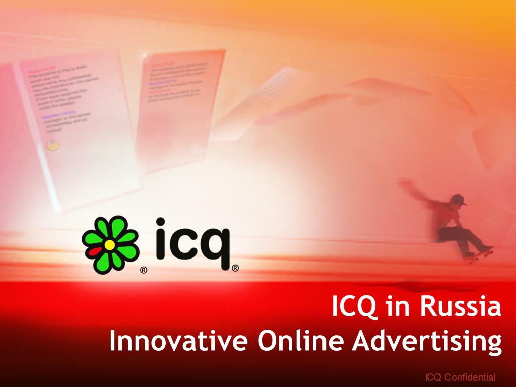 PPT - ICQ in Russia Innovative Online Advertising PowerPoint
