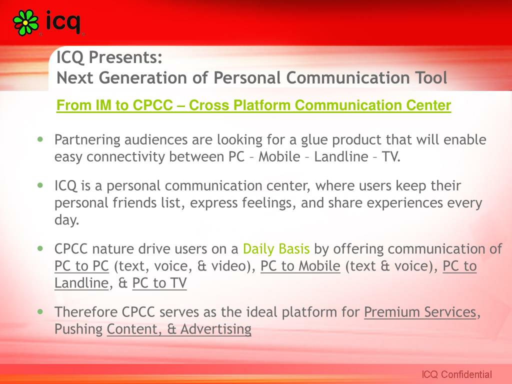 PPT - ICQ in Russia Innovative Online Advertising PowerPoint