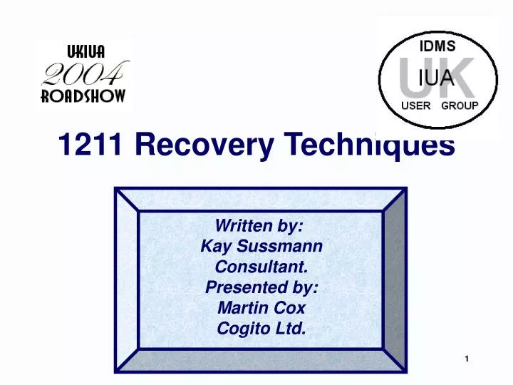 1211 recovery techniques n.