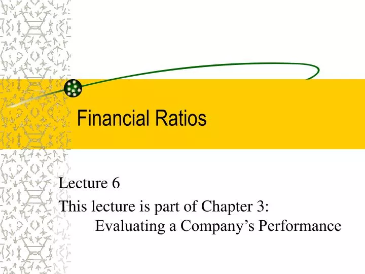 financial ratios n.