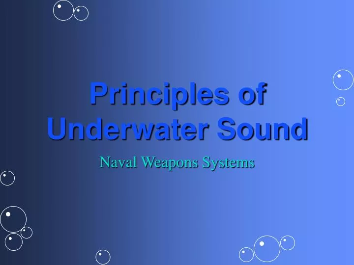 u.s. naval underwater sound reference facilit u.s. naval underwater sound reference facilit