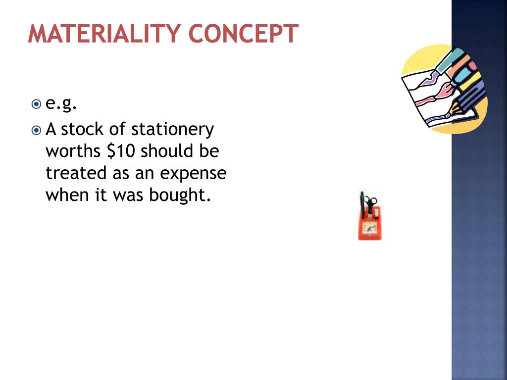 materiality cost principle of accounting