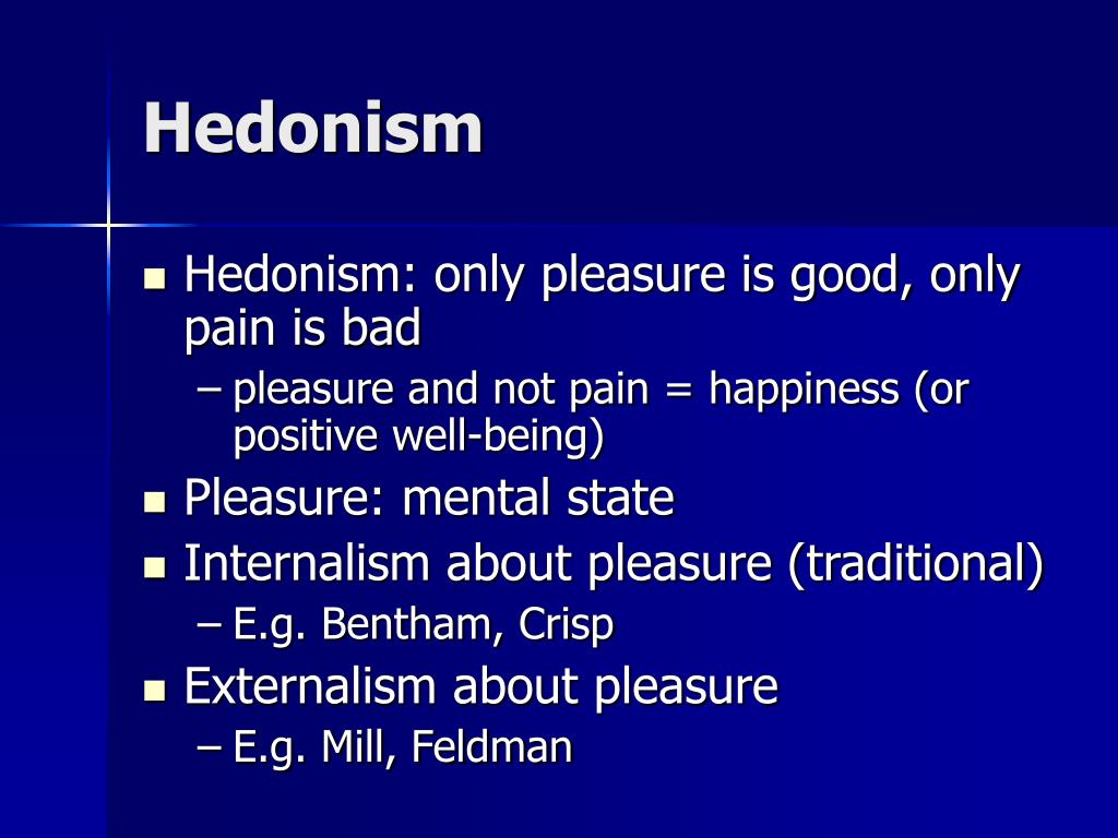 psychological hedonism