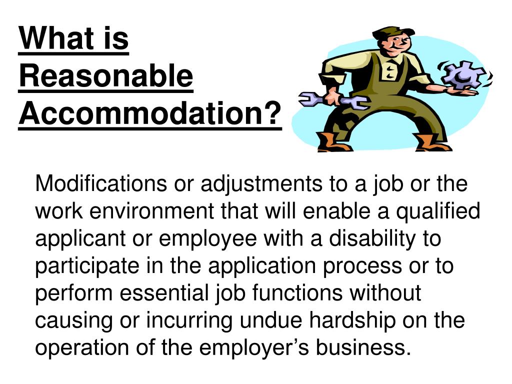 reasonable accommodations reasonable accommodations
