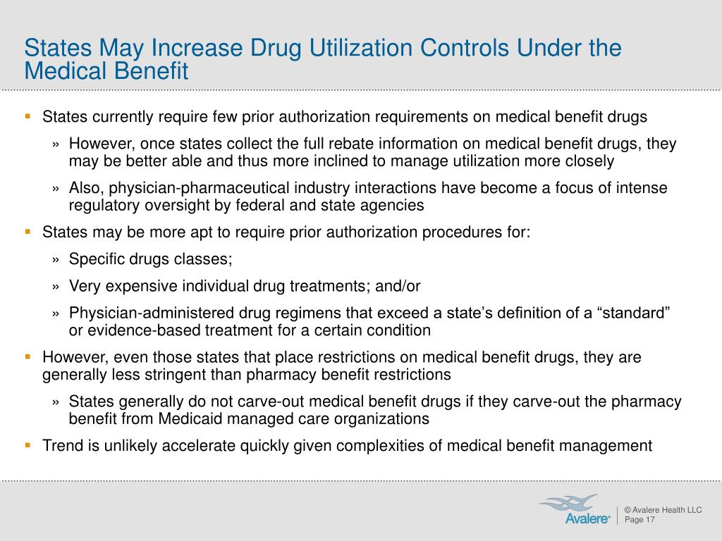 PPT - Overview of Coverage of Drugs Under the Medicaid Medical Benefit PowerPoint Presentation ...